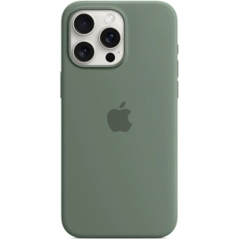 Силиконовый чехол Apple MagSafe для iPhone 15 Pro Cypress
