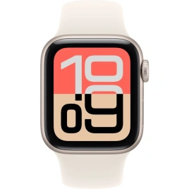 Смарт-часы Apple Watch SE (2025) 40mm Starlight Aluminum Starlight Sport Band M/L