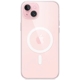 Силиконовый чехол Apple MagSafe для iPhone 15 Clear