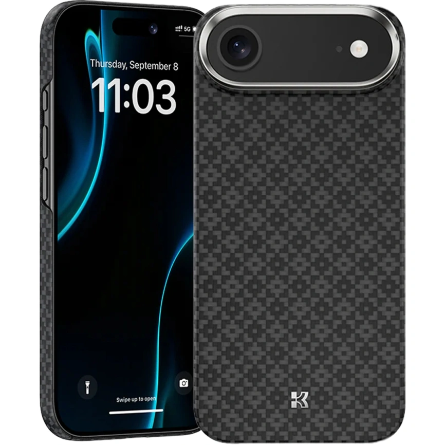 Чехол Benks ArmorGrid ArmorAir Case built with Kevlar для iPhone Air Obsidian Black фото 1