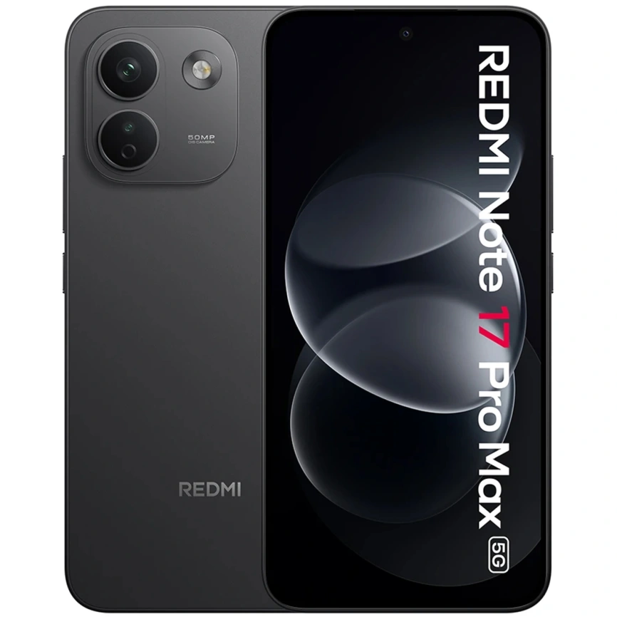 Смартфон Xiaomi Redmi Note 17 Pro Max 5G 8/512Gb Black EAC фото 1