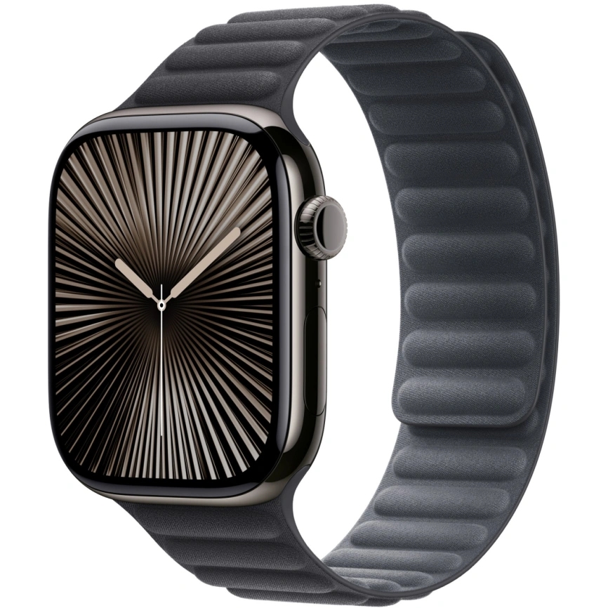 Ремешок Apple Watch 46mm Black Magnetic Link S/M фото 2