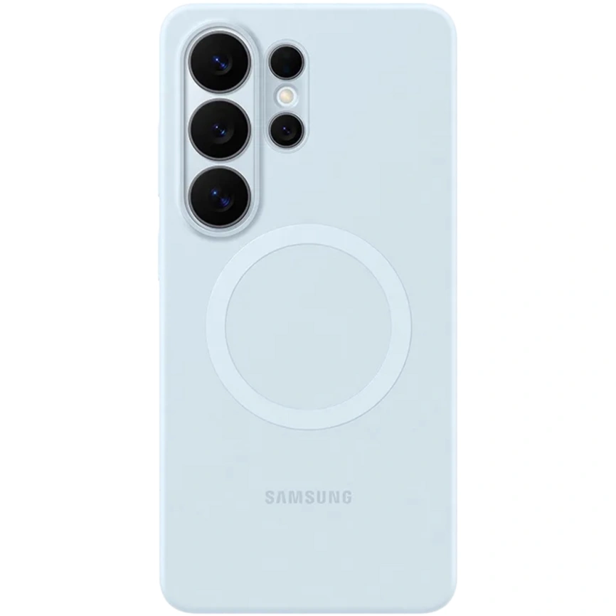 Чехол Samsung Silicone Magnet Case для Samsung Galaxy S26 Ultra Light Blue фото 1
