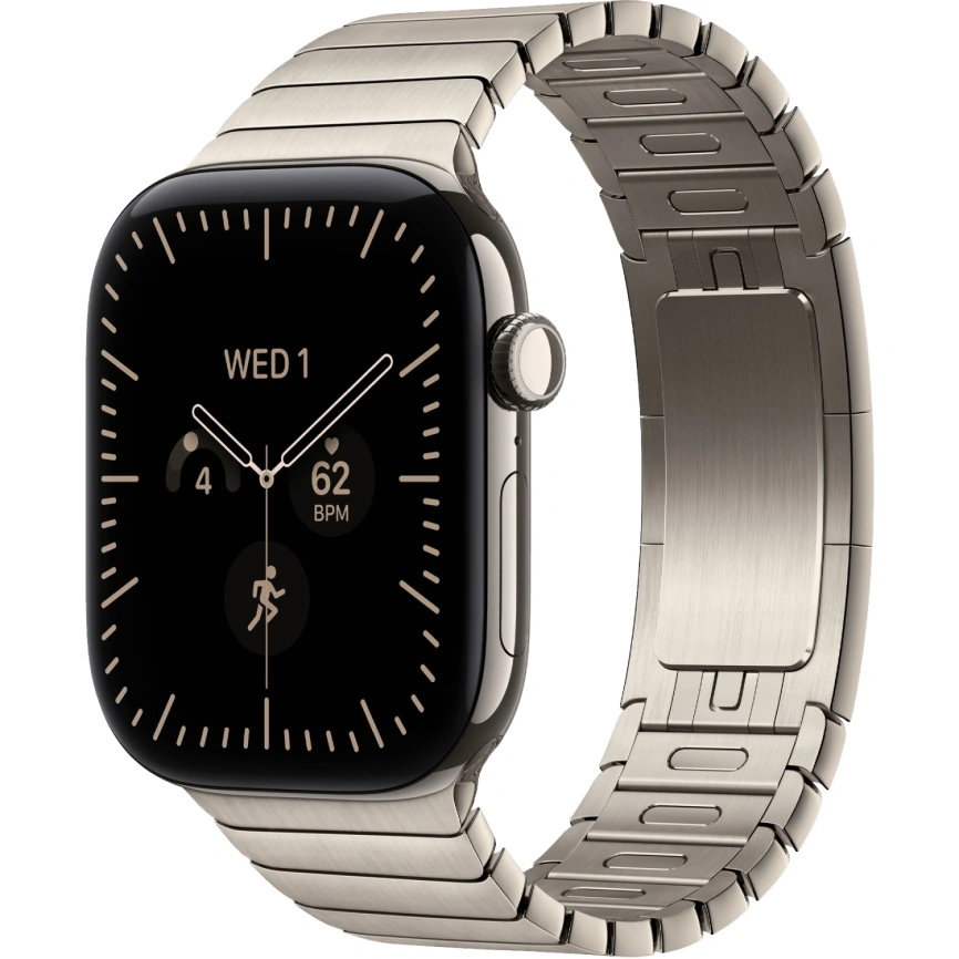 Смарт-часы Apple Watch Series 12 46mm Natural Titanium Case with Natural Link Bracelet фото 1