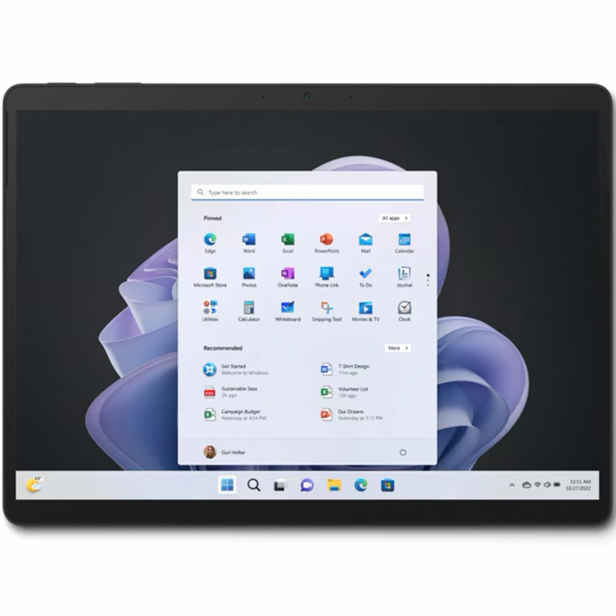 Планшет Microsoft Surface Pro 9 i5/8Gb/256Gb Graphite (QEZ-00018) фото 1