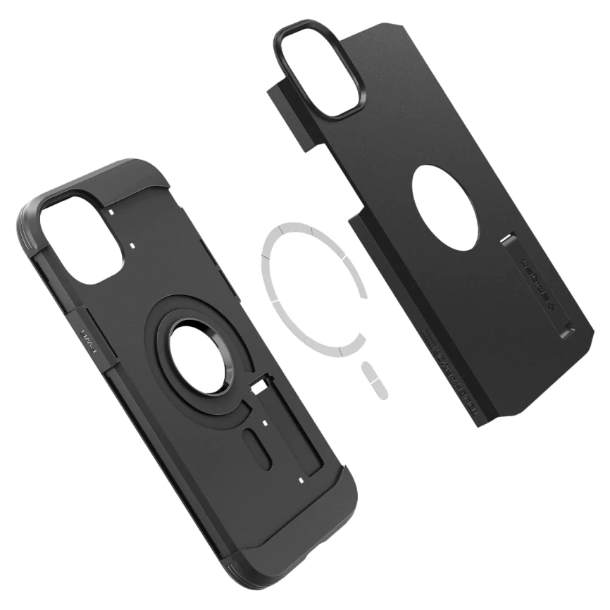 Чехол Spigen Tough Armor MagFit для iPhone 14 Plus (ACS04915) Black фото 7