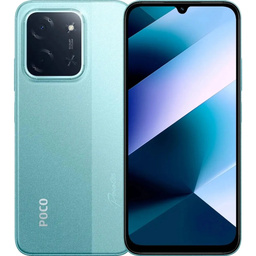Смартфон Xiaomi Poco C85 6/128Gb Green EAC фото 1