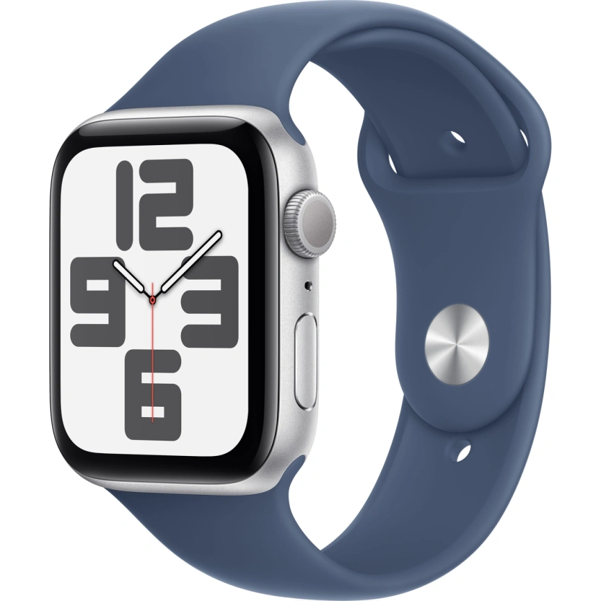 Смарт-часы Apple Watch SE (2024) 40mm Silver Aluminium Case with Denim Sport Band M/L (MXED3) фото 1