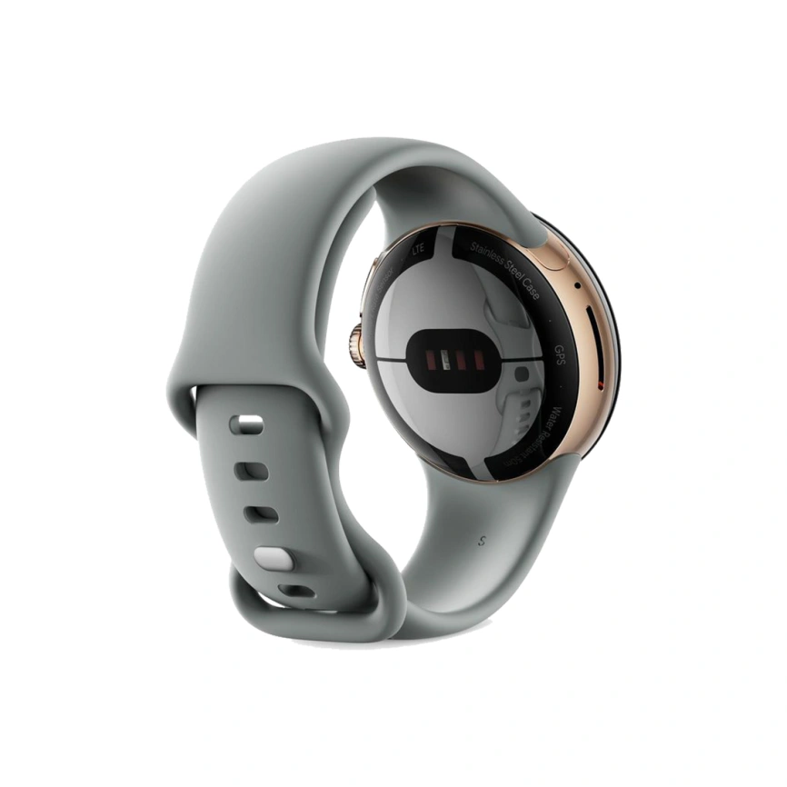 Смарт-часы Google Pixel Watch LTE Champagne Gold case/Hazel Active band фото 2