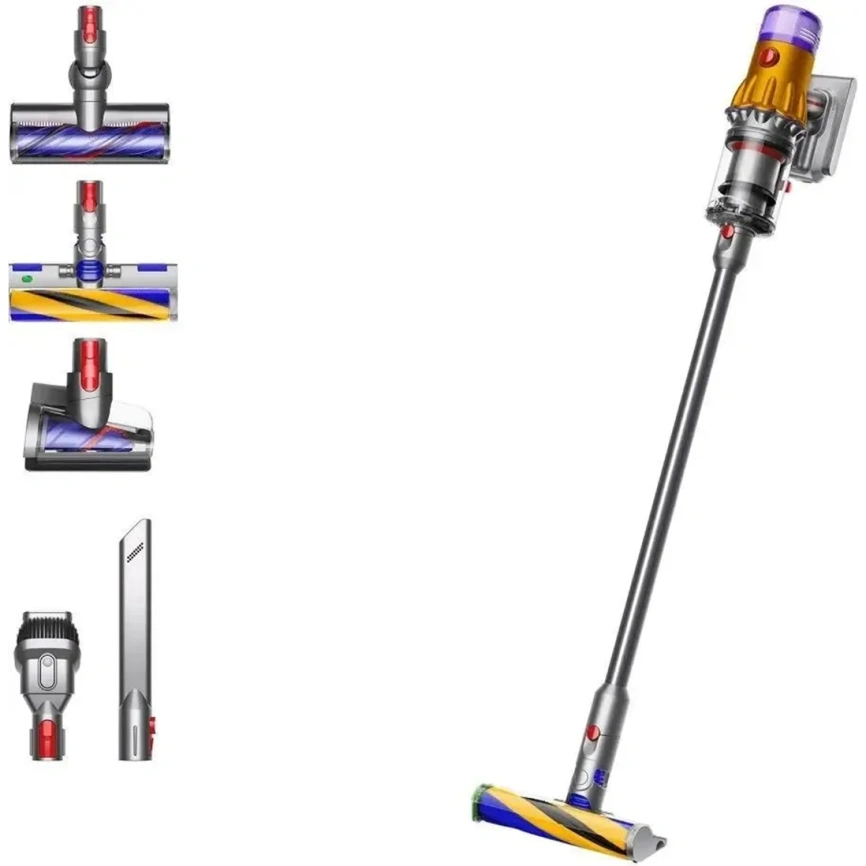 Пылесос Dyson V12 Detect Slim Absolute SV46 Yellow/Nickel фото 2