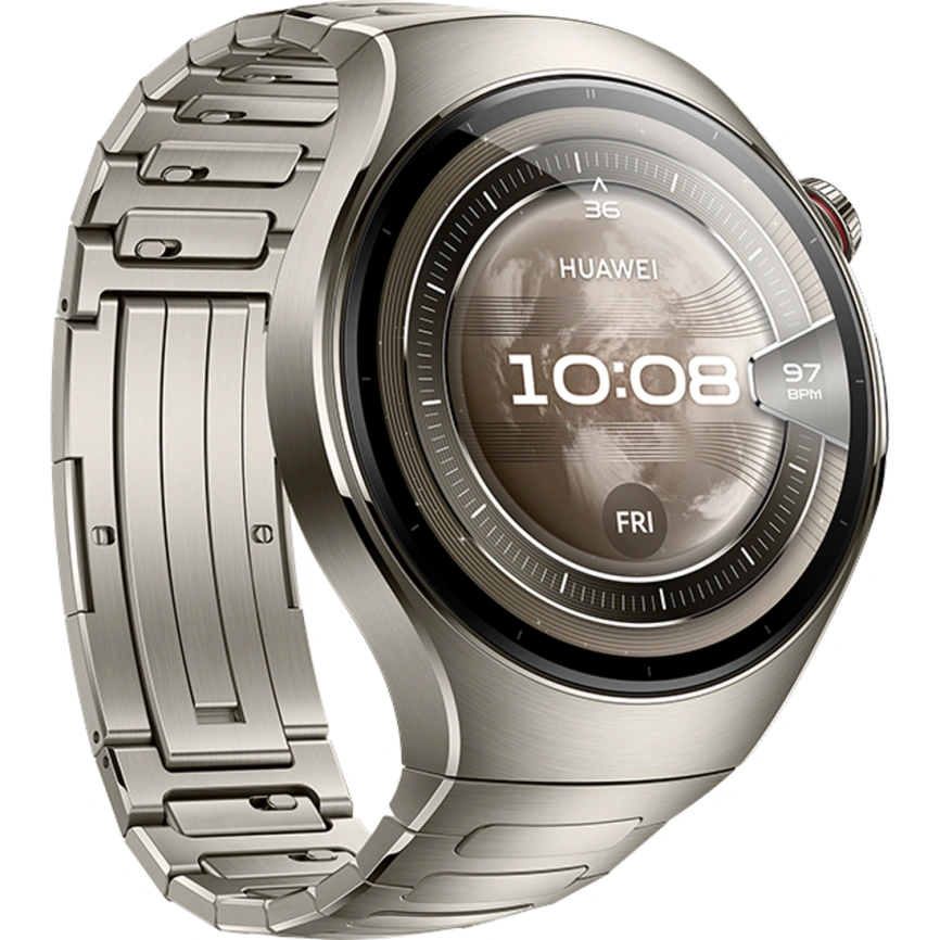 Смарт-часы Huawei Watch 5 46mm Titanium (55020EVK) фото 3