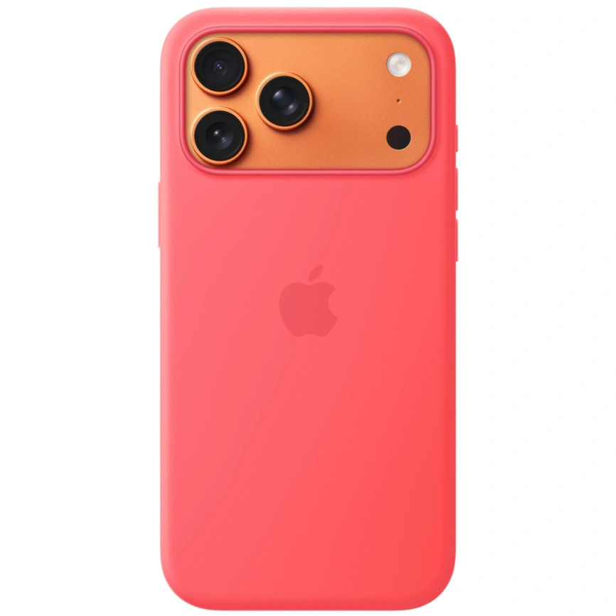 Чехол Apple Silicone Case with MagSafe для iPhone 18 Pro Max Bright Guava фото 2