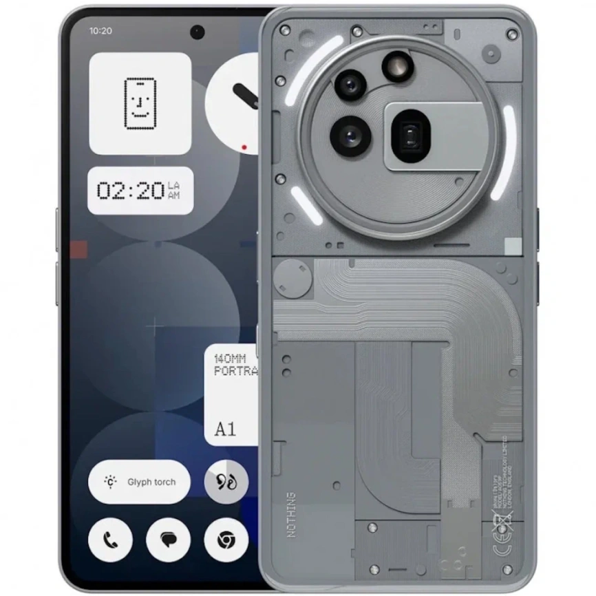 Смартфон Nothing Phone (3A) Pro 8/128Gb Grey фото 1