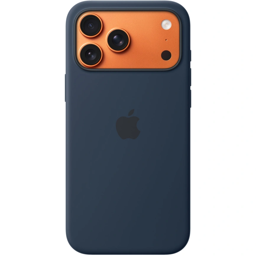 Чехол Apple Silicone Case with MagSafe для iPhone 17 Pro Max Midnight фото 3