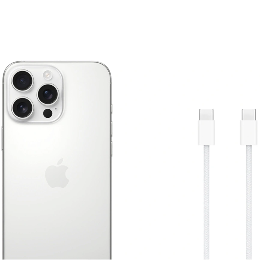 Смартфон Apple iPhone 16 Pro Max 1Tb eSim White Titanium фото 5