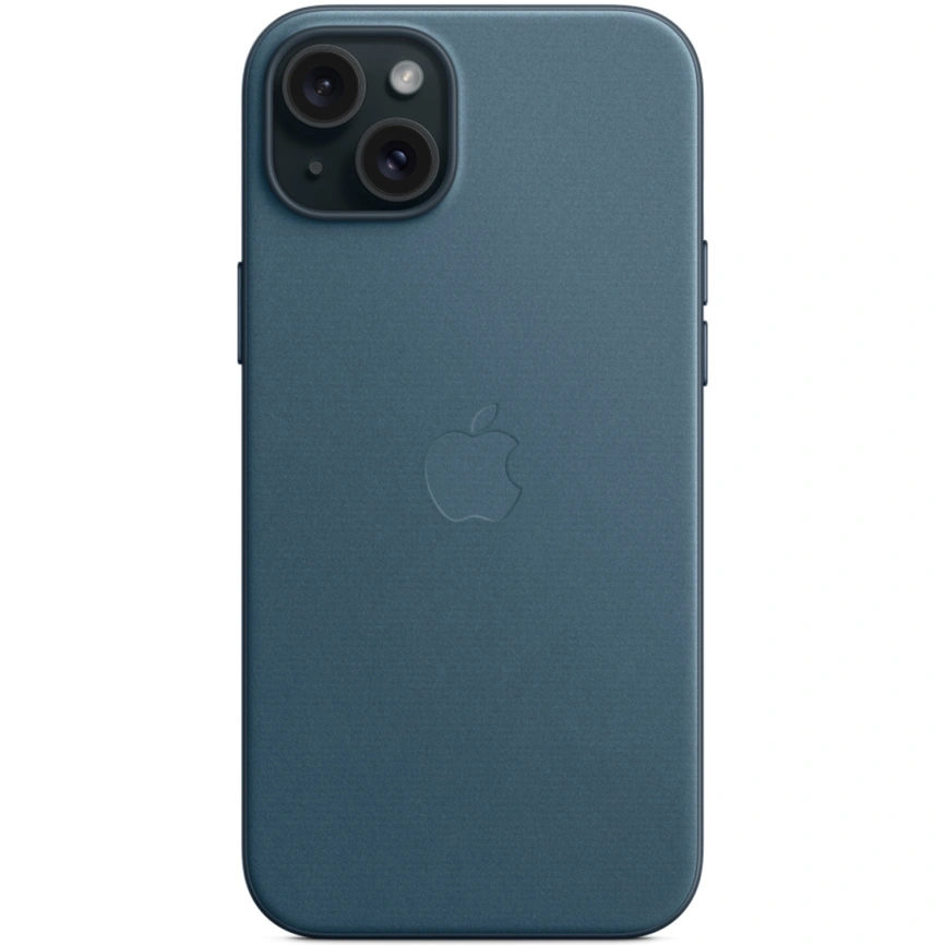 Чехол Apple FineWoven with MagSafe для iPhone 15 Plus Pacific Blue фото 3