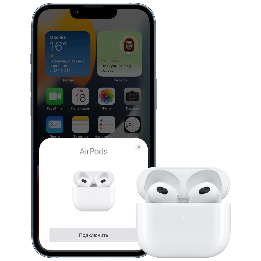 Наушники Apple AirPods 3 (MPNY3) White фото 5