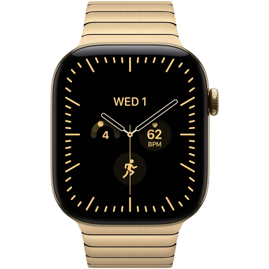 Смарт-часы Apple Watch Series 12 46mm Radiant Gold Titanium Case with Radiant Gold Link Bracelet фото 3