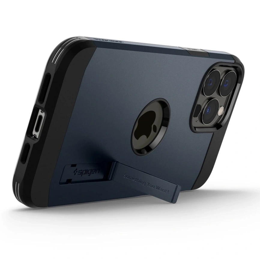 Чехол Spigen Tough Armor для iPhone 13 Pro Max (ACS03223) Metal Slate фото 1