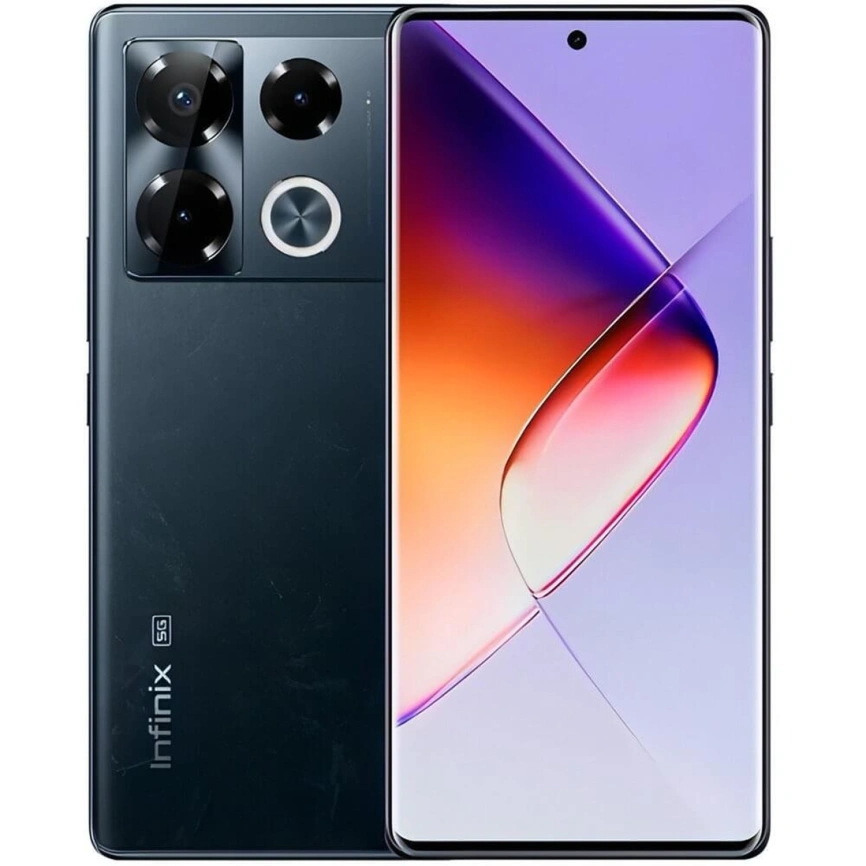 Смартфон Infinix Note 40 Pro 12/256Gb Obsidian Black фото 1