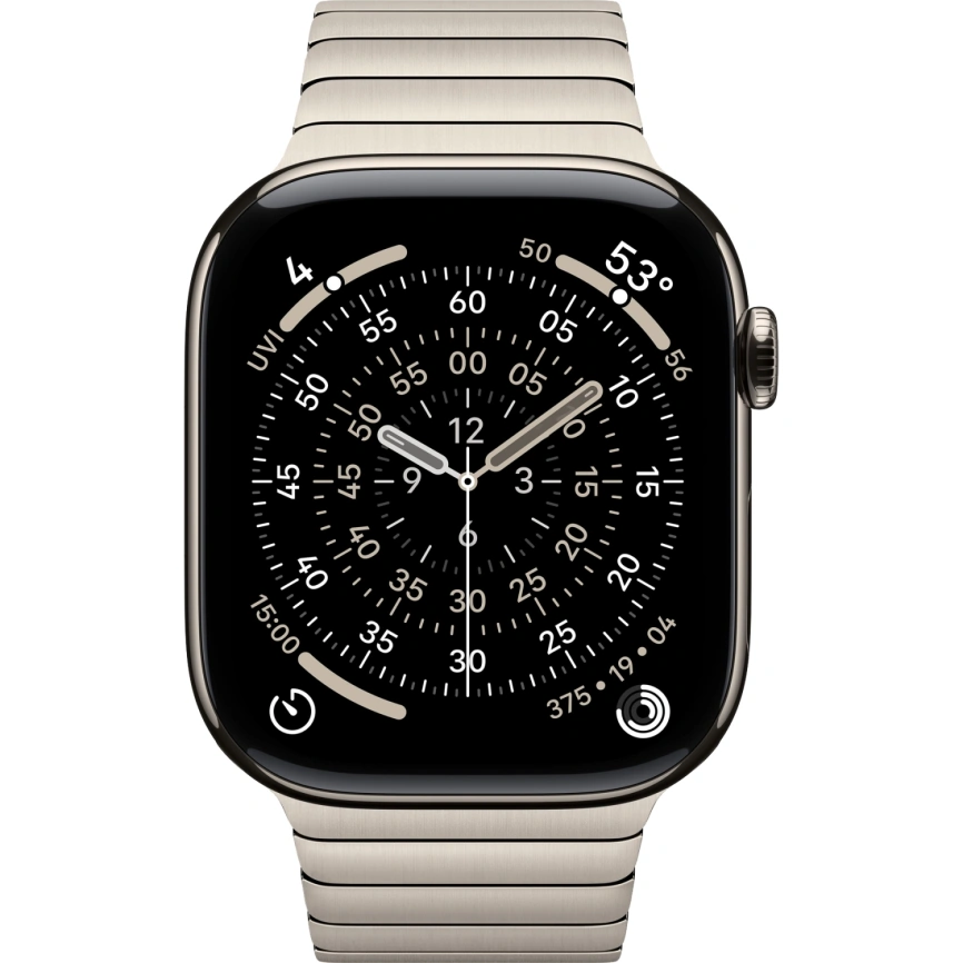 Смарт-часы Apple Watch Series 11 42mm Natural Titanium Case with Natural Link Bracelet фото 3